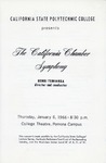 Henri Temianka (Concert Programs) by California State Polytechnic College