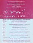 Henri Temianka (Concert Programs) by University of California, Los Angeles