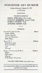 Henri Temianka (Concert Programs) by Worcester Art Museum