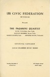 Henri Temianka (Concert Programs) by Civic Federation of Dallas