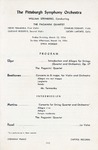 Henri Temianka (Concert Programs) by Pittsburgh Symphony Orchestra