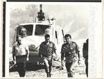 Yitzhak Rabin Visits Troops Golan Heights