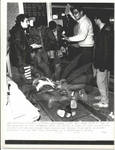 First Aid Crew Tends Wounded