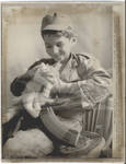 Child Soldier with Kitten