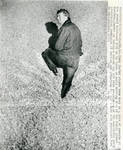 Jimmy Carter in Pile of Peanuts