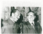Henry Kissinger and President Anwar Sadat