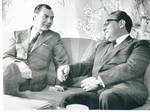 Henry Kissinger and Belgium's Premier Leo Tindemans