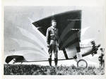 Charles A. Lindbergh with "The Spirit of St. Louis"