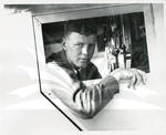 Charles A. Lindbergh in Cockpit of "The Spirit of St. Louis"