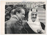 President Nixon Greets King Faisal of Saudi Arabia