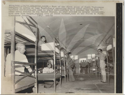 "South Vietnamese Refugees at Camp Pendleton"