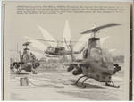 Helicopters at Outpost near Laos and Cambodia by Bob Sullivan